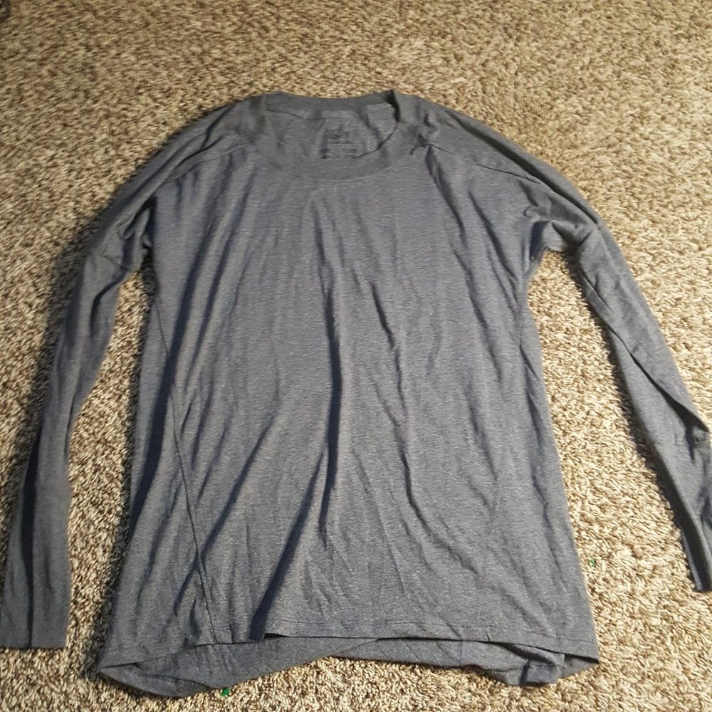 Grey Heather Long Sleeve Tee